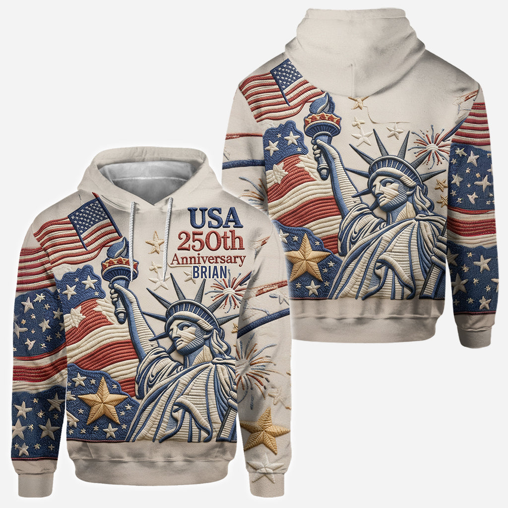 250. Jahrestag der USA – Personalisiertes Ponton-Shirt