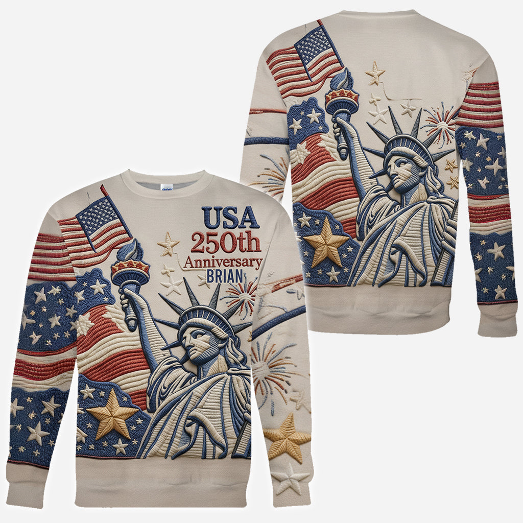 250. Jahrestag der USA – Personalisiertes Ponton-Shirt