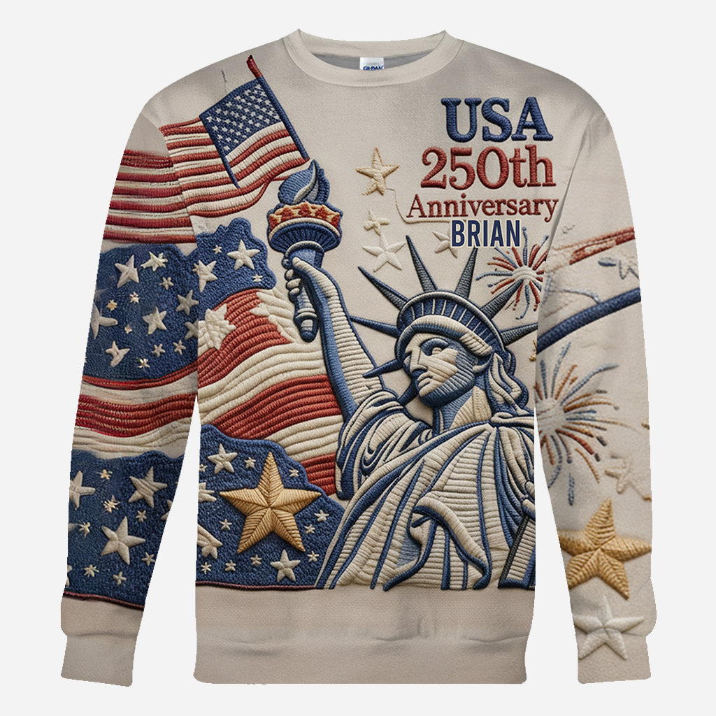 250. Jahrestag der USA – Personalisiertes Ponton-Shirt