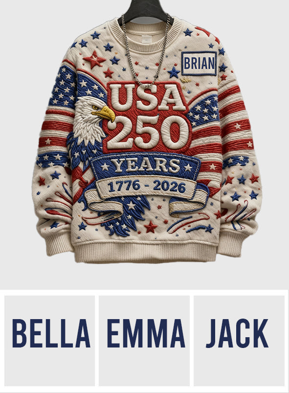 250. Jahrestag der USA – Personalisiertes Ponton-Shirt