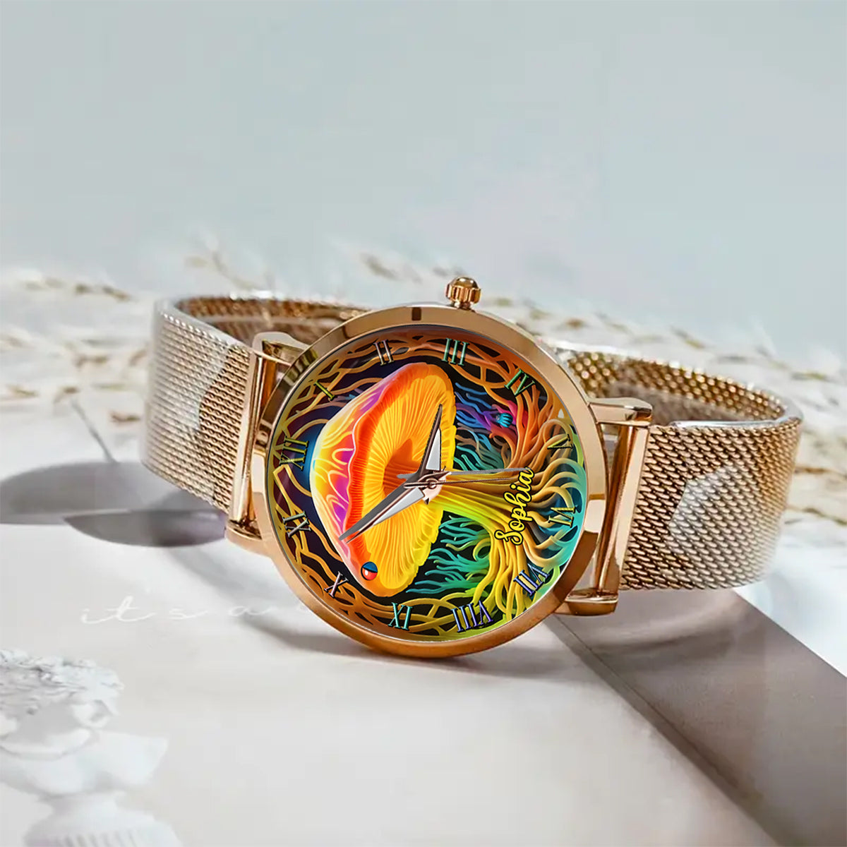 Stay Groovy - Personalized Hippie Women Hand Watch