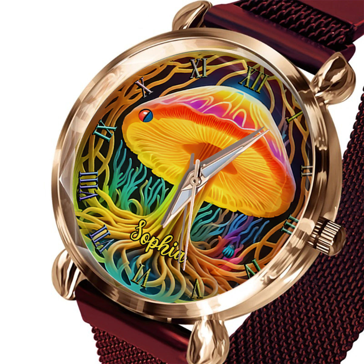 Stay Groovy - Personalized Hippie Women Hand Watch