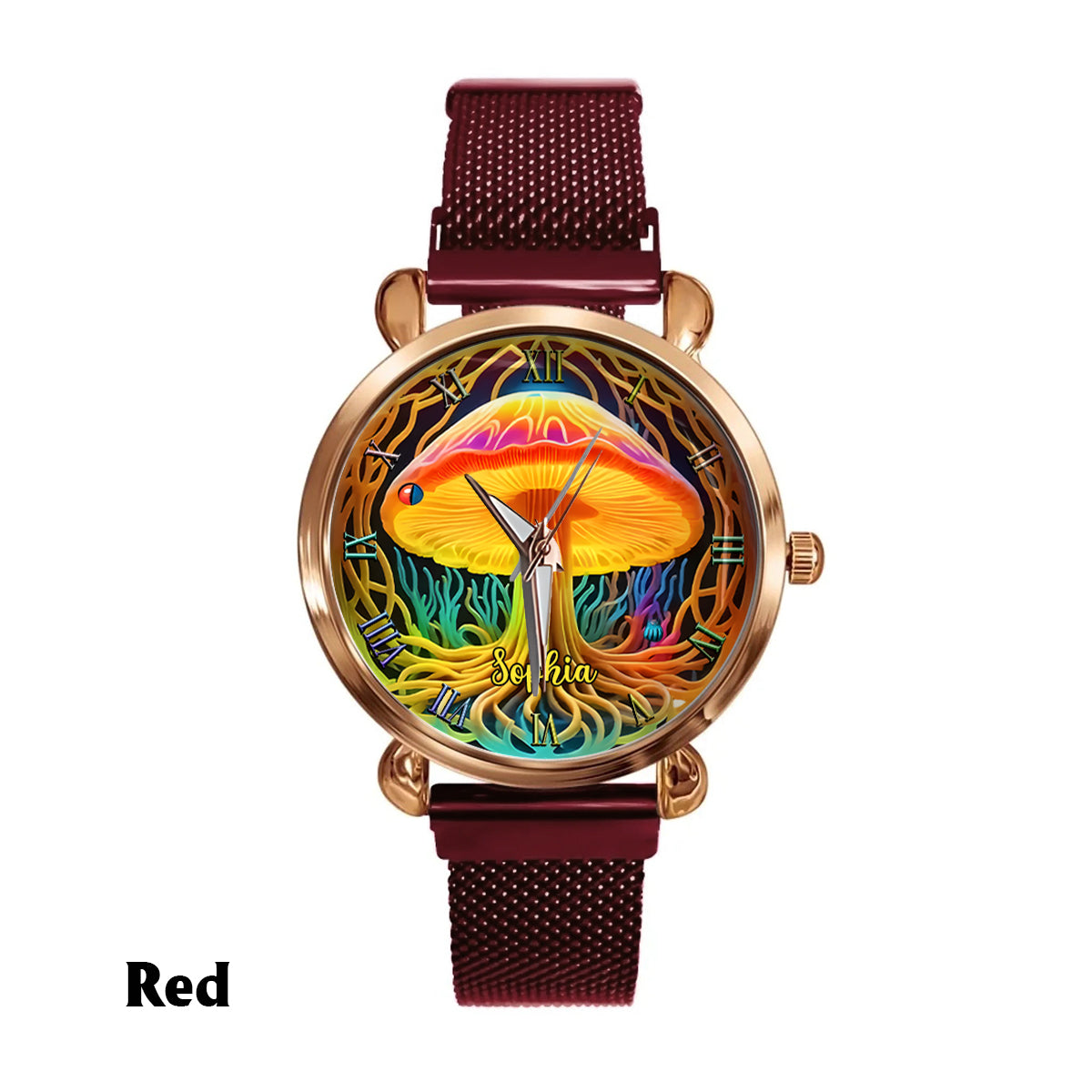Stay Groovy - Personalized Hippie Women Hand Watch