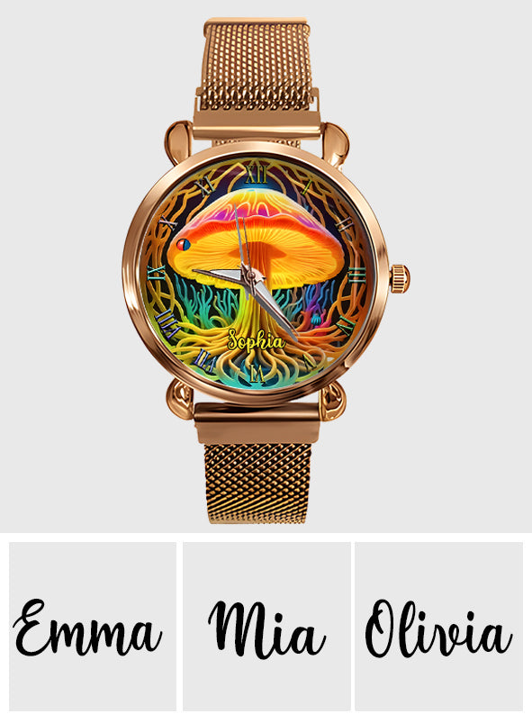Stay Groovy - Personalized Hippie Women Hand Watch