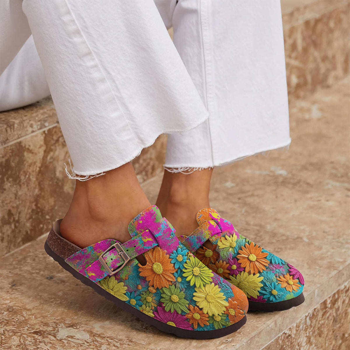 Hippie Soul – Personalisierte Hippie-Clogs mit Fußgewölbeunterstützung