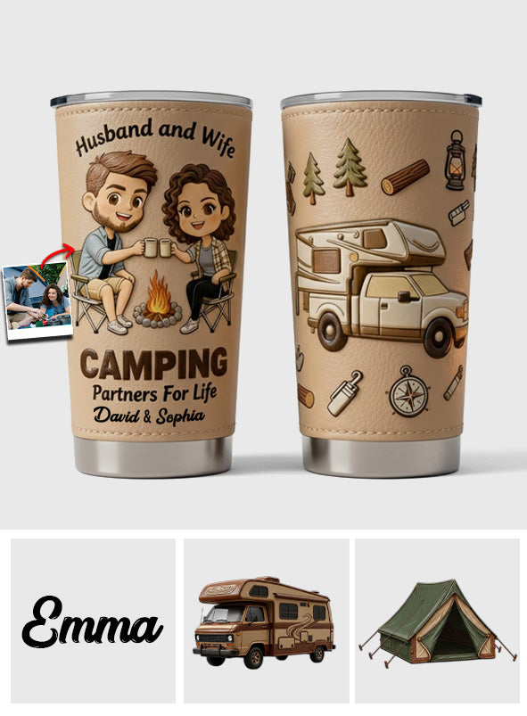 Camping Partners For Life - Personalized Camping Tumbler