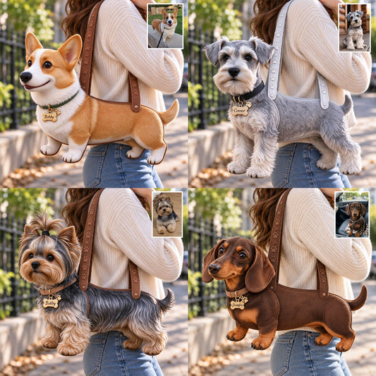 Bring Pet Everywhere - Personalized Dog Custom Shape Tote Bag