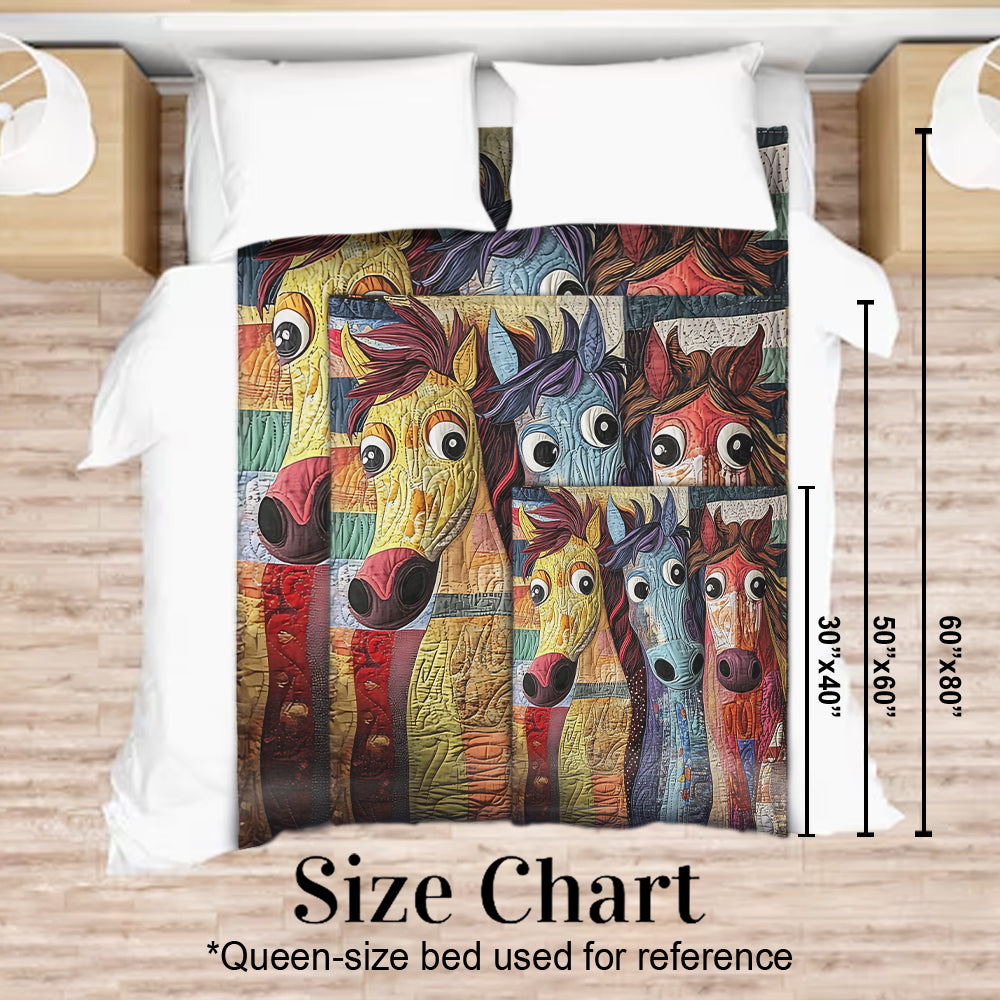 Adorable Horses - Horse Blanket