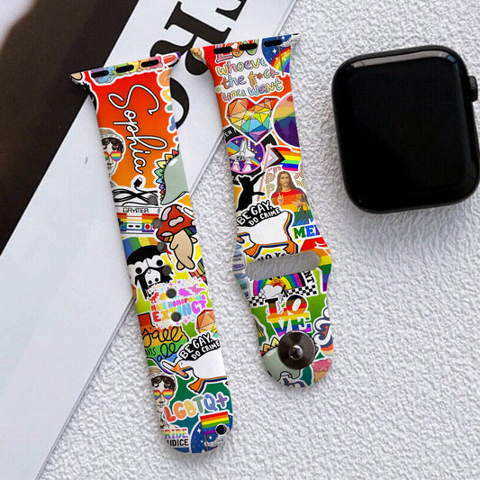 Be Kind - Personalized LGBT Support Apple Watch Band