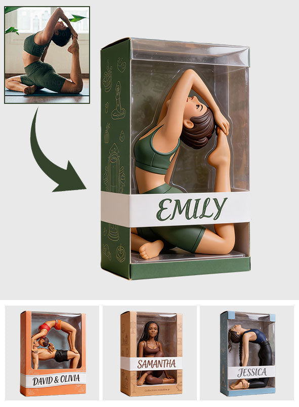 Custom From Photo - Personalized Yoga Custom Shaped Acrylic Plaque