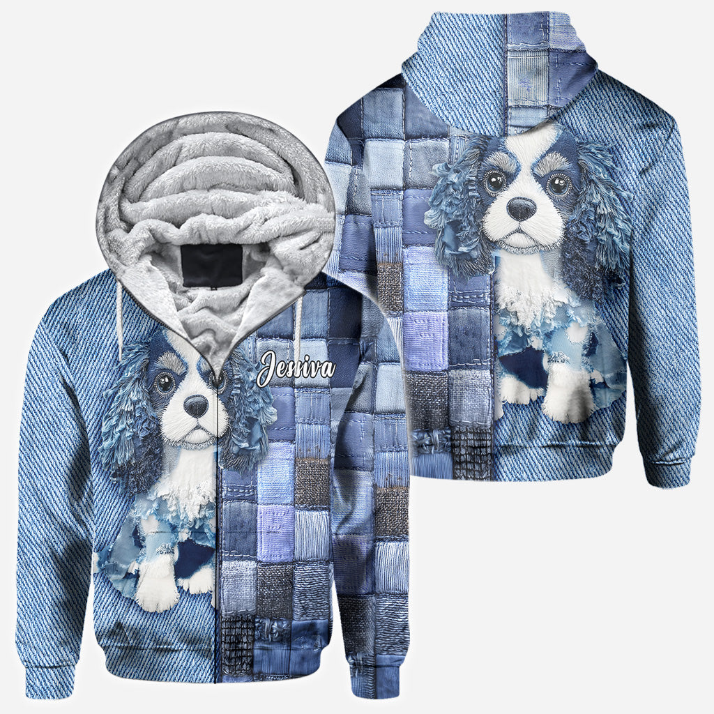 Liebe Cavalier King Charles Spaniel - Personalisiertes T-Shirt mit Hundemotiv