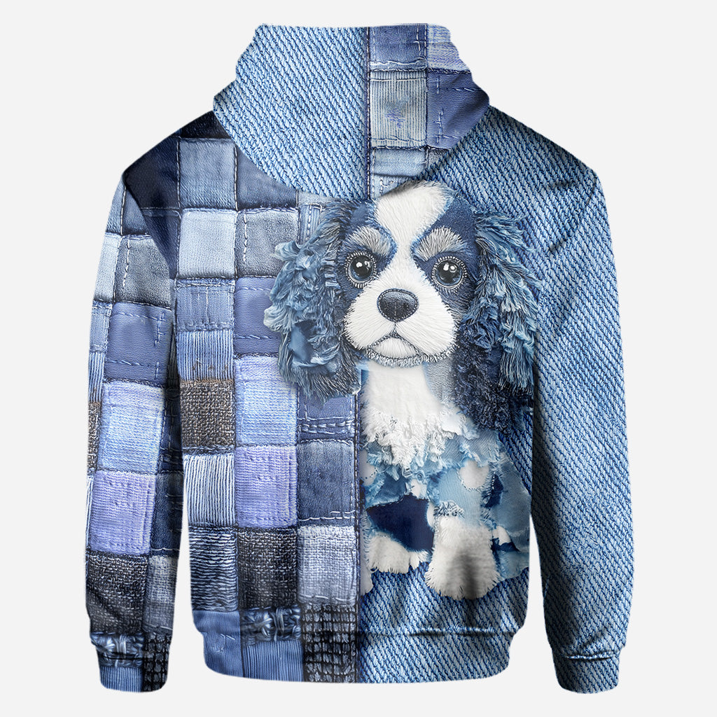 Liebe Cavalier King Charles Spaniel - Personalisiertes T-Shirt mit Hundemotiv