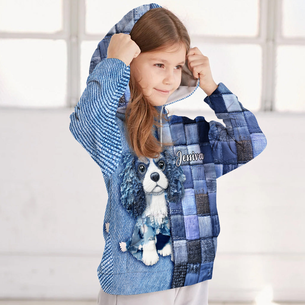 Liebe Cavalier King Charles Spaniel - Personalisiertes T-Shirt mit Hundemotiv