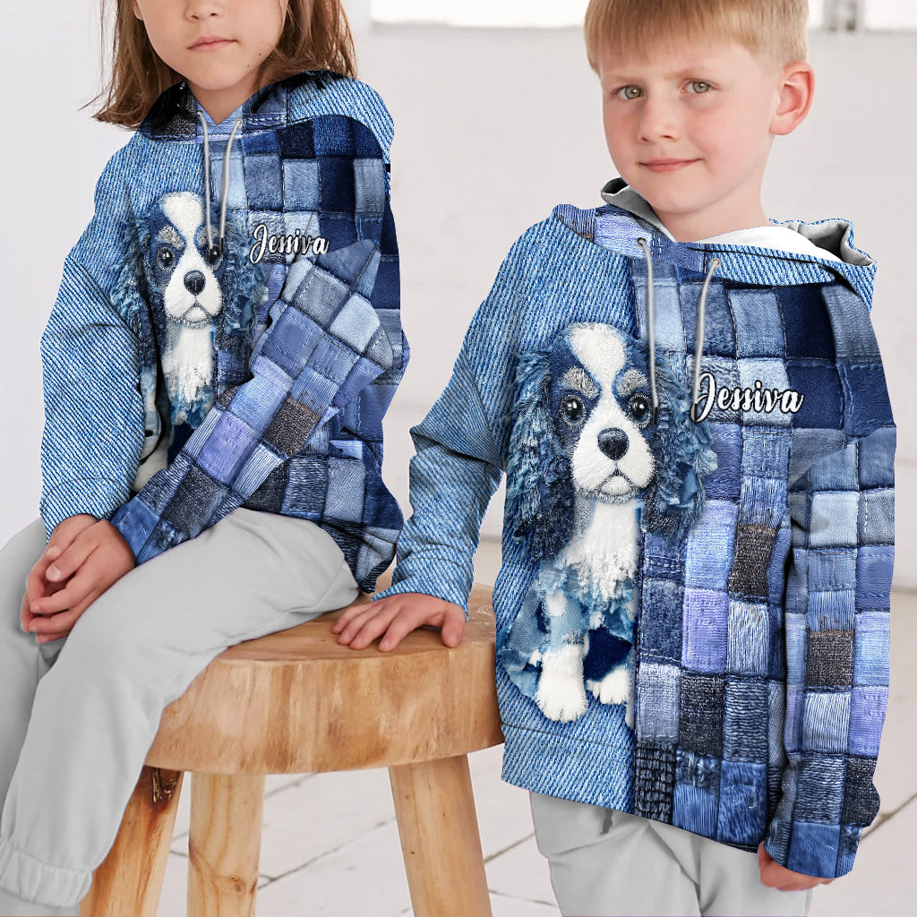 Liebe Cavalier King Charles Spaniel - Personalisiertes T-Shirt mit Hundemotiv