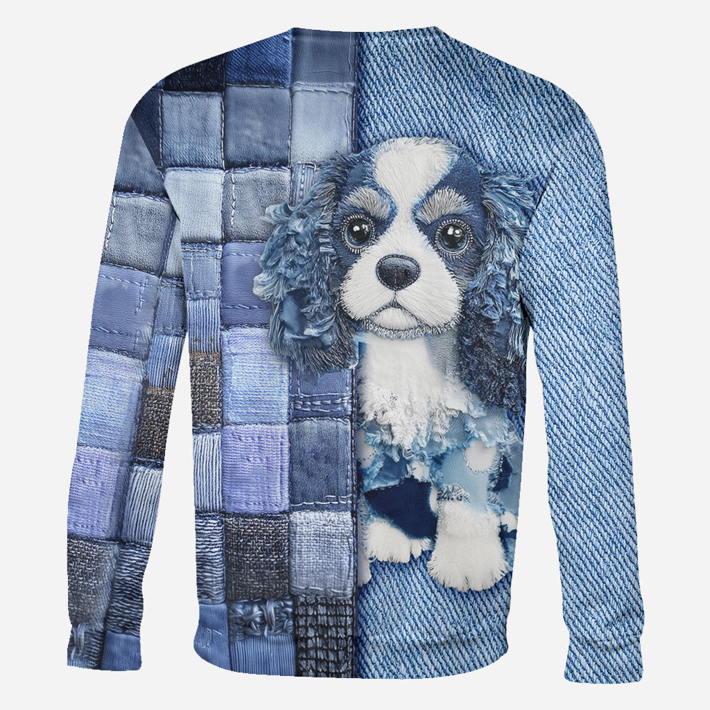 Liebe Cavalier King Charles Spaniel - Personalisiertes T-Shirt mit Hundemotiv