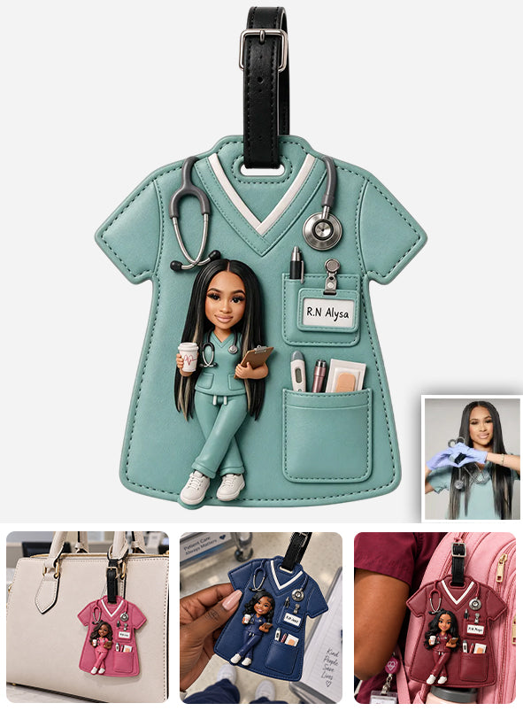 Nurse Life - Personalized Nurse Luggage Tag