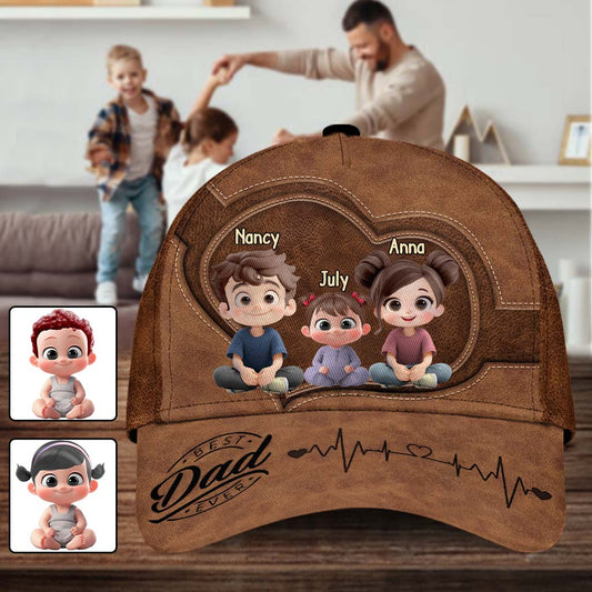 Bester Papa aller Zeiten – Personalisierte klassische Vaterkappe