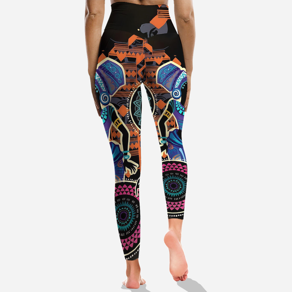Colors Of Africa - Personalized African American Hoodie and Leggings