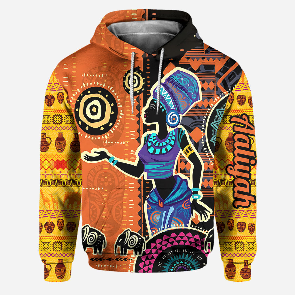 Colors Of Africa - Personalized African American Hoodie and Leggings