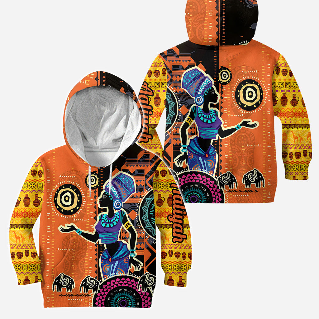 Colors Of Africa - Personalized African American Hoodie and Leggings