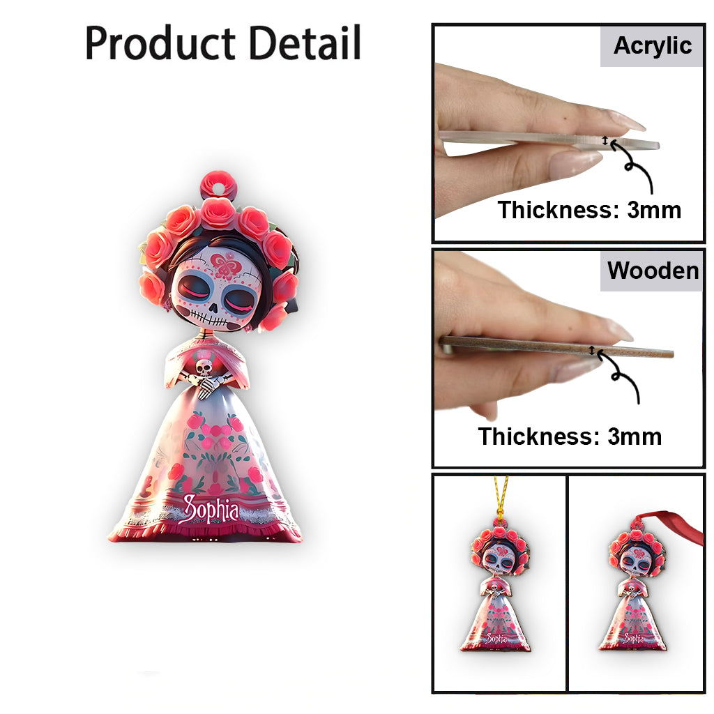 Zuckerschädel – Personalisierter Totenkopf-Anhänger