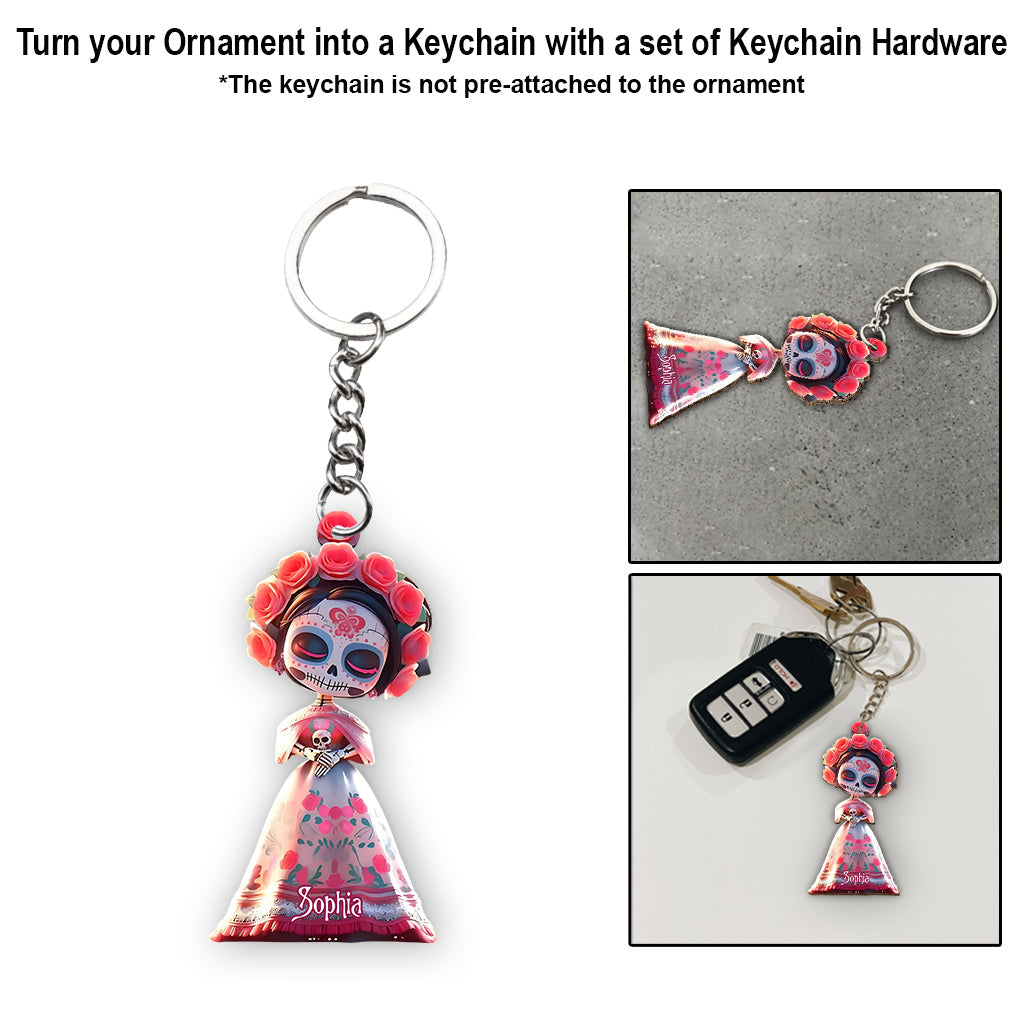 Zuckerschädel – Personalisierter Totenkopf-Anhänger