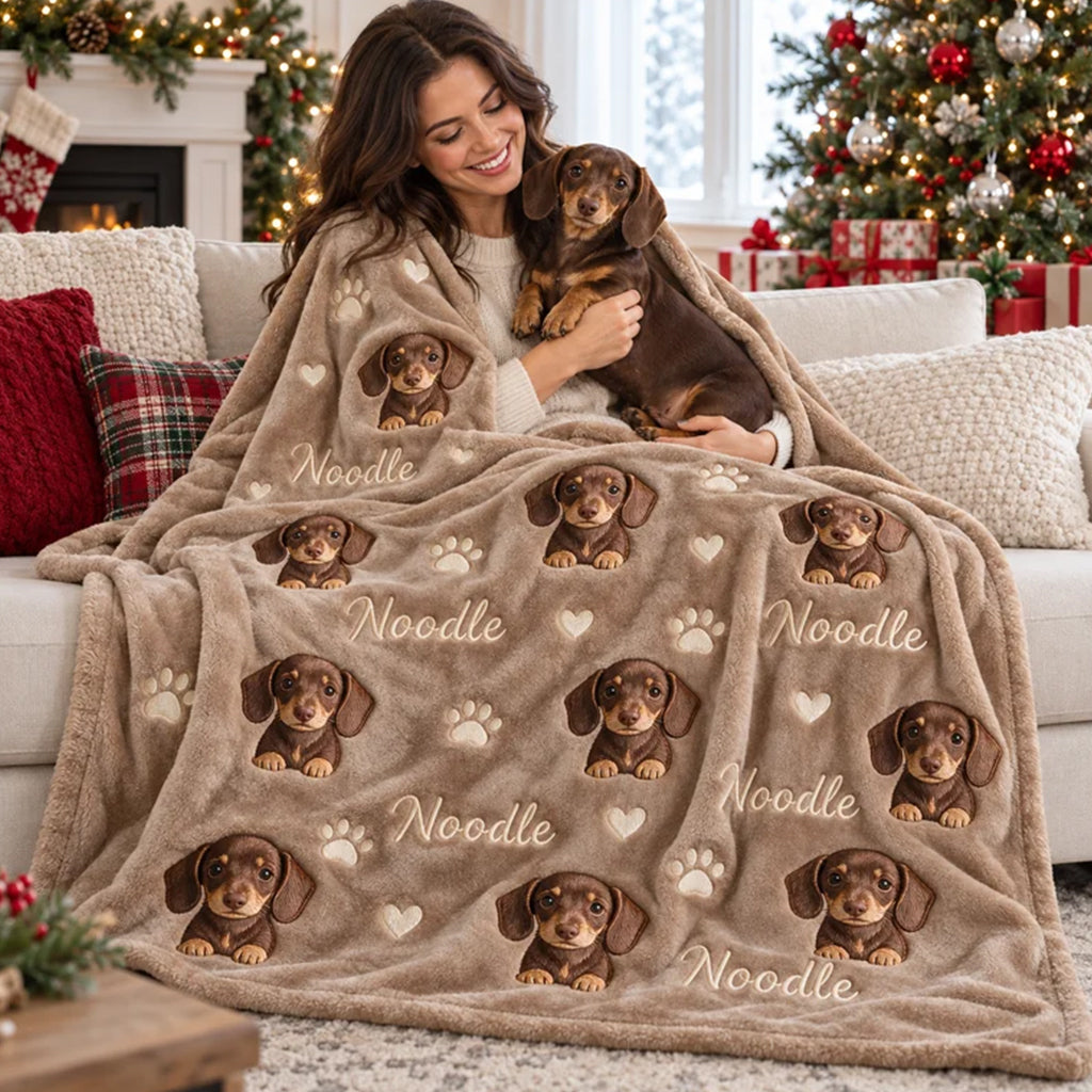 Custom Any Photo - Personalized Dog Blanket