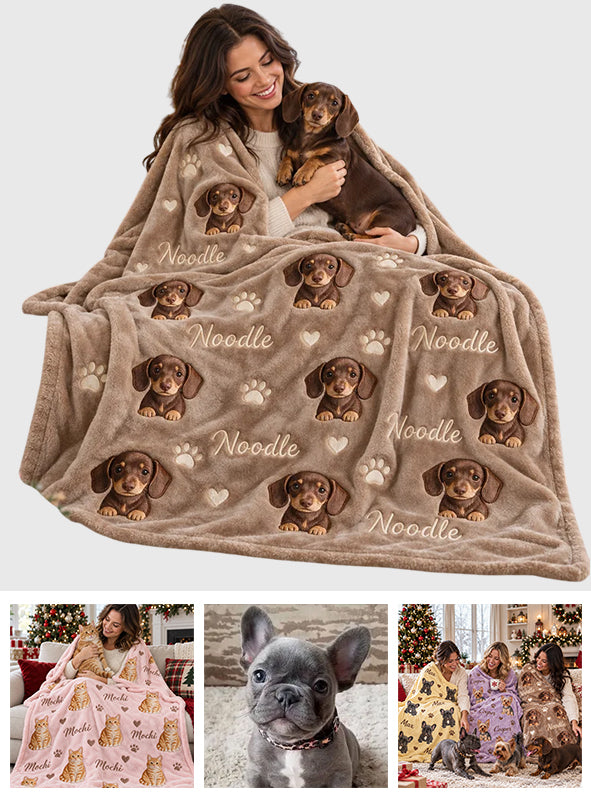 Custom Any Photo - Personalized Dog Blanket