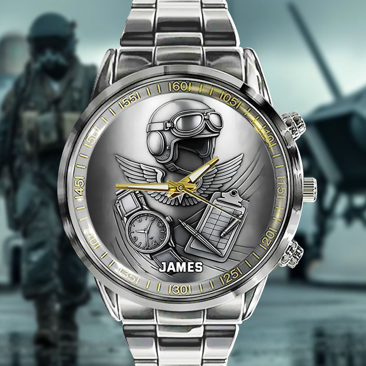 Once You Have Tasted Flight - Personalized Pilot Hand Watch