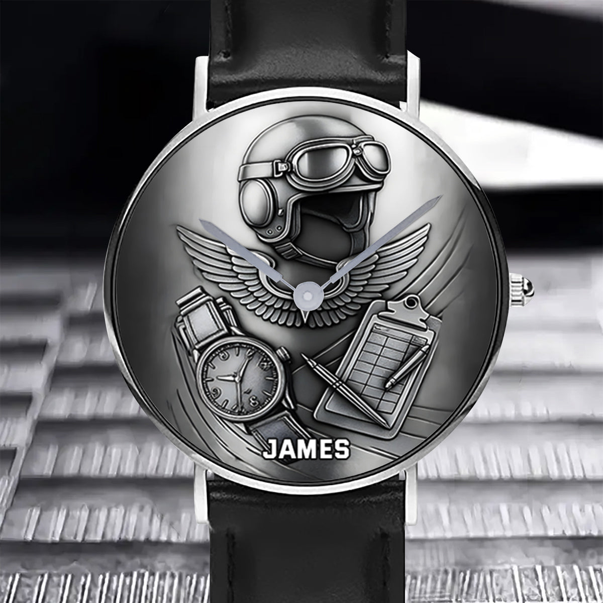 Once You Have Tasted Flight - Personalized Pilot Hand Watch