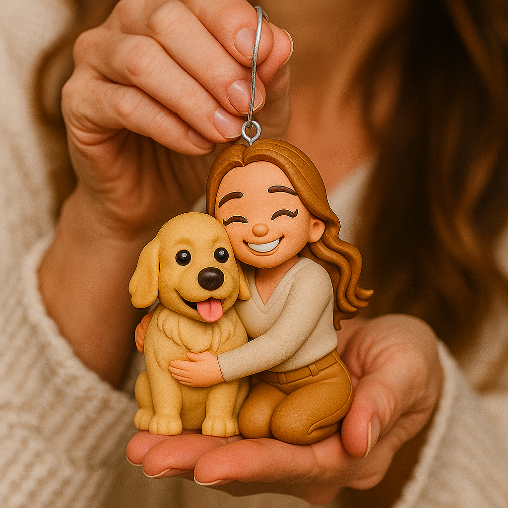 Geschenk für Hundeliebhaber – Personalisierte, individuell gestaltete 3D-Hundefigur