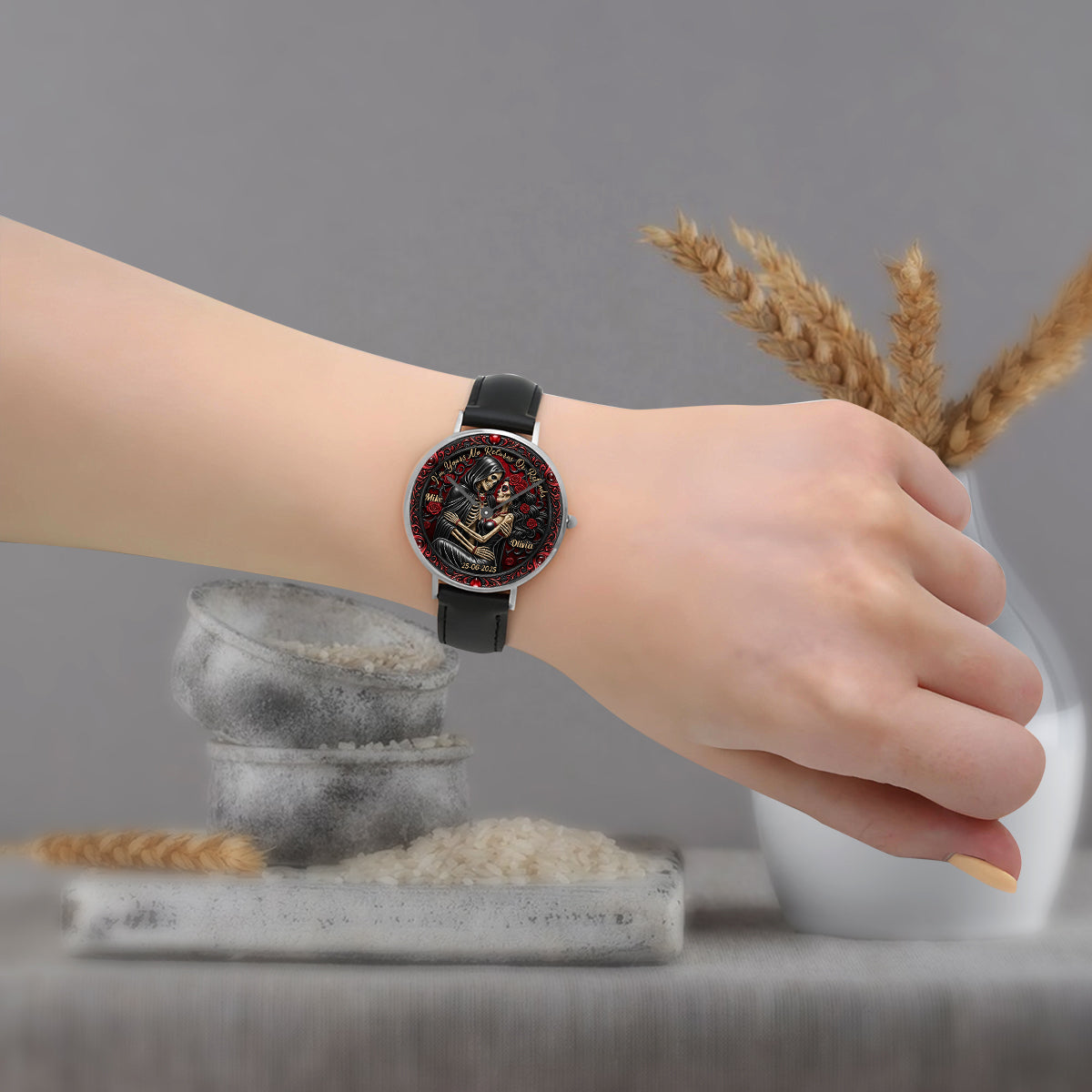 Ich gehöre dir – Keine Rückgabe oder Rückerstattung – Personalisierte Partneruhr