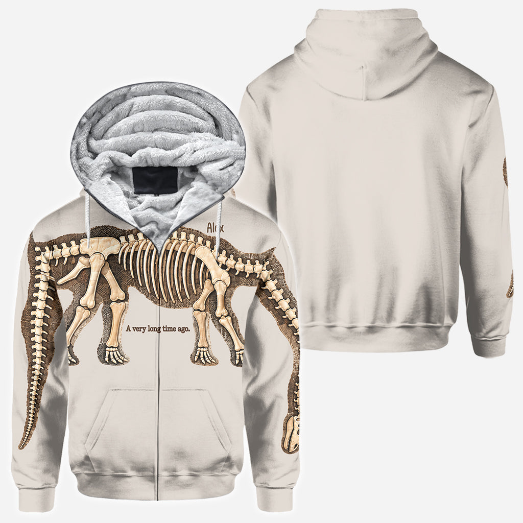 Entdecke den ganzen Dinosaurier - Personalisierte Dinosaurier All Over Shirt