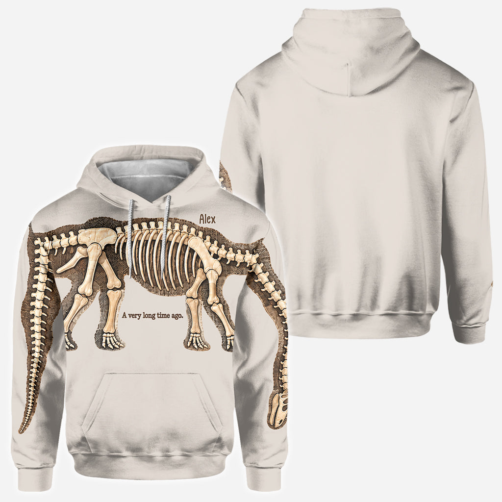 Entdecke den ganzen Dinosaurier - Personalisierte Dinosaurier All Over Shirt