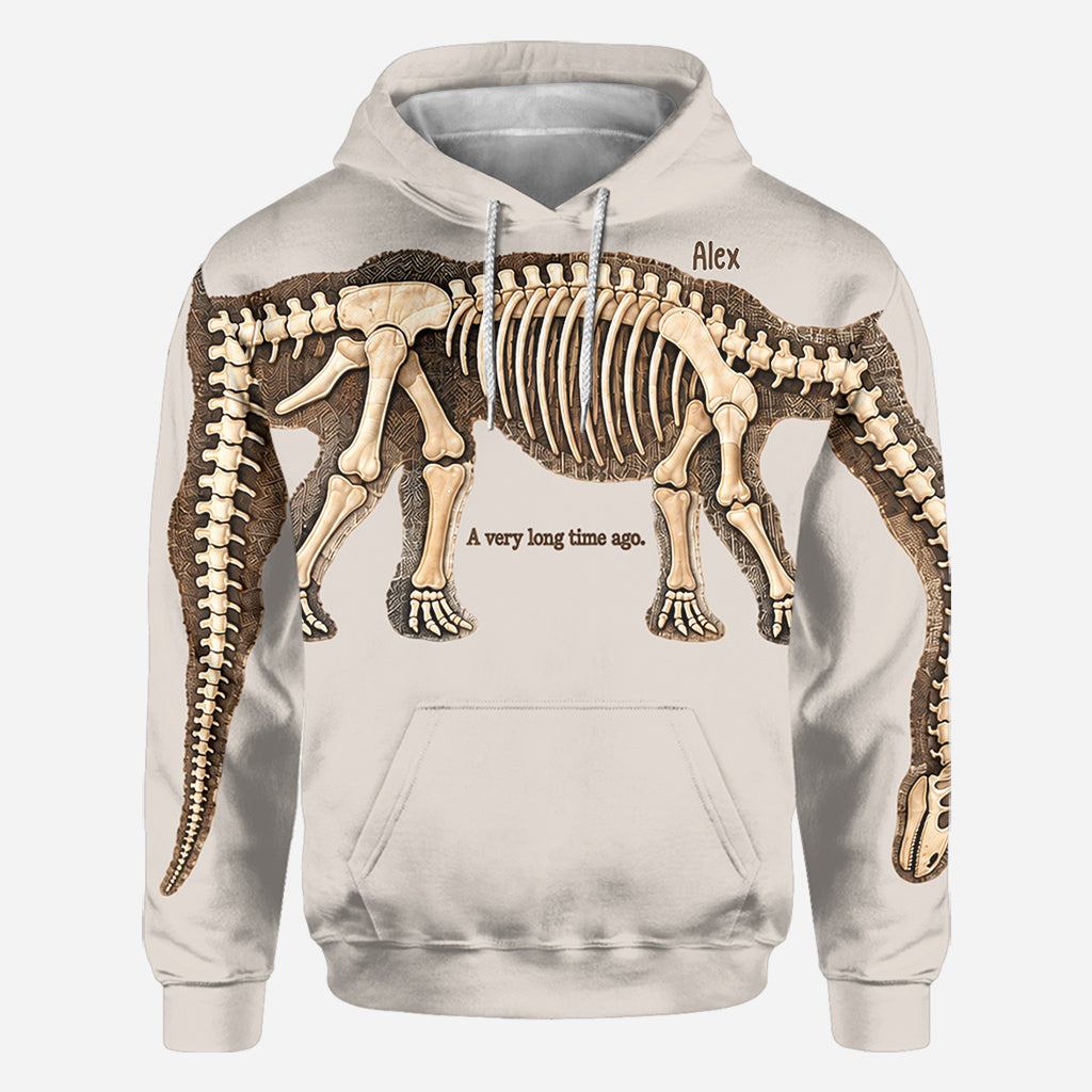 Entdecke den ganzen Dinosaurier - Personalisierte Dinosaurier All Over Shirt
