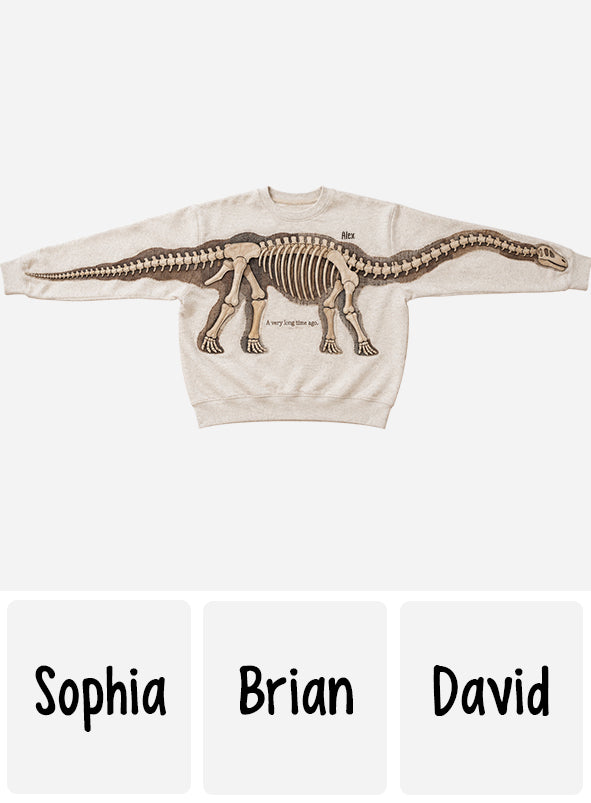 Entdecke den ganzen Dinosaurier - Personalisierte Dinosaurier All Over Shirt