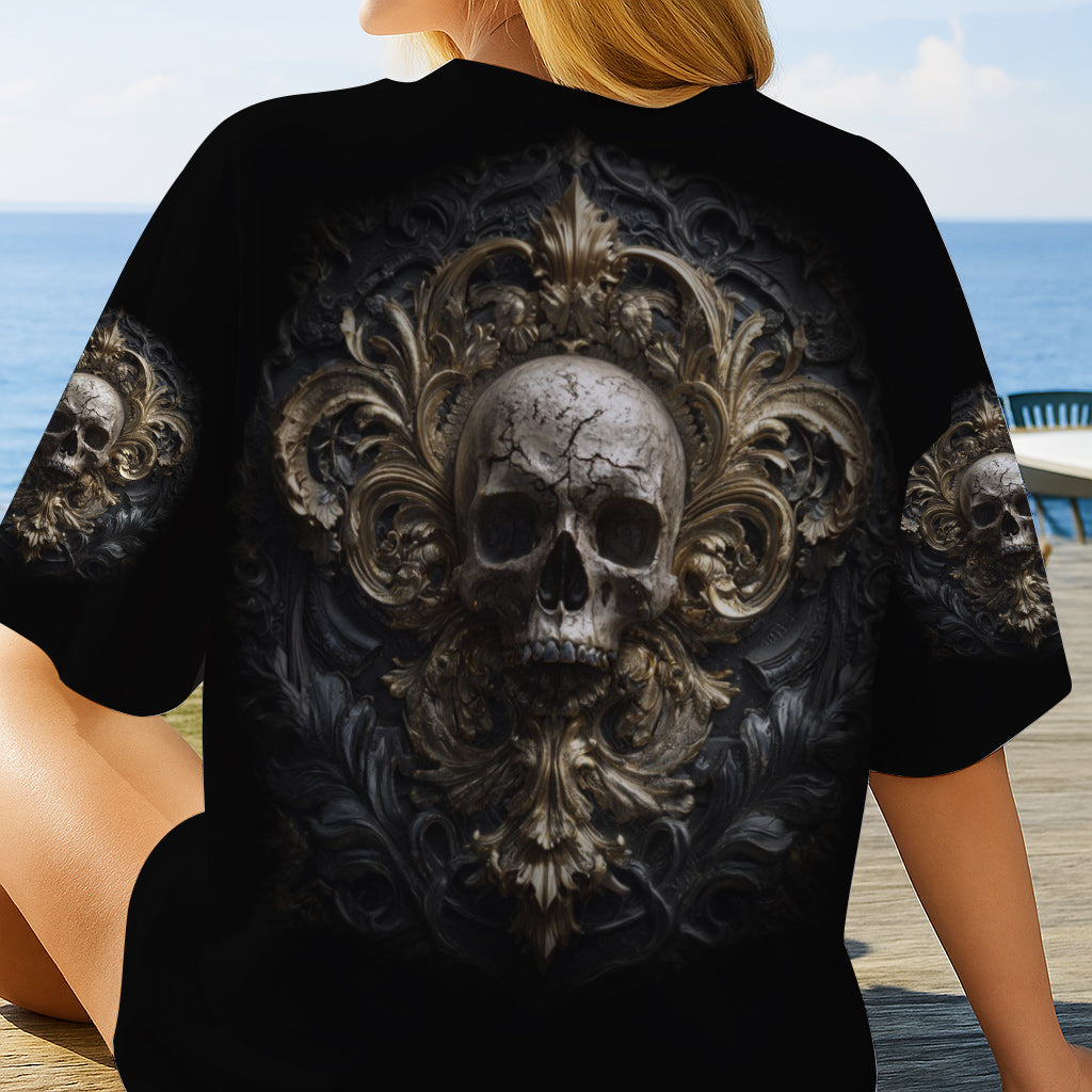 Metallischer Totenkopf – Personalisiertes Totenkopf-Shirt