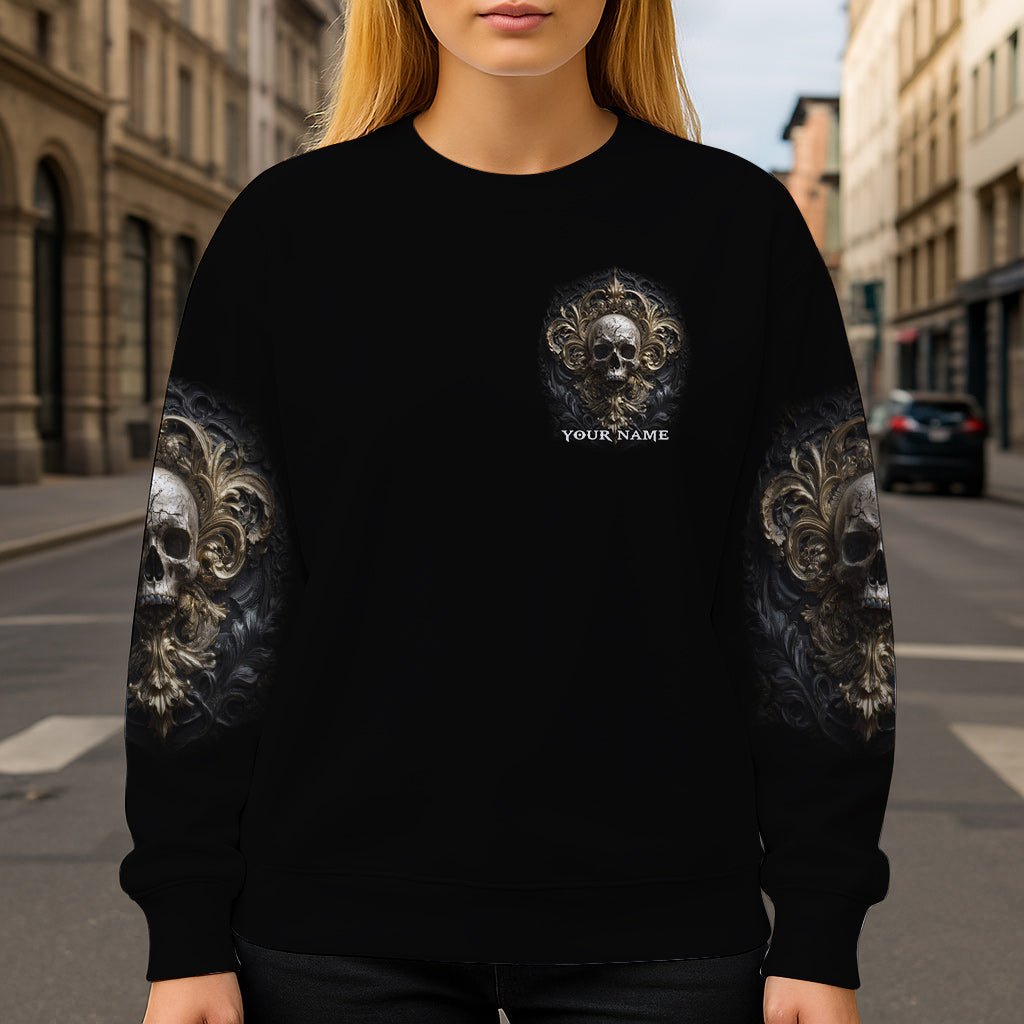 Metallischer Totenkopf – Personalisiertes Totenkopf-Shirt