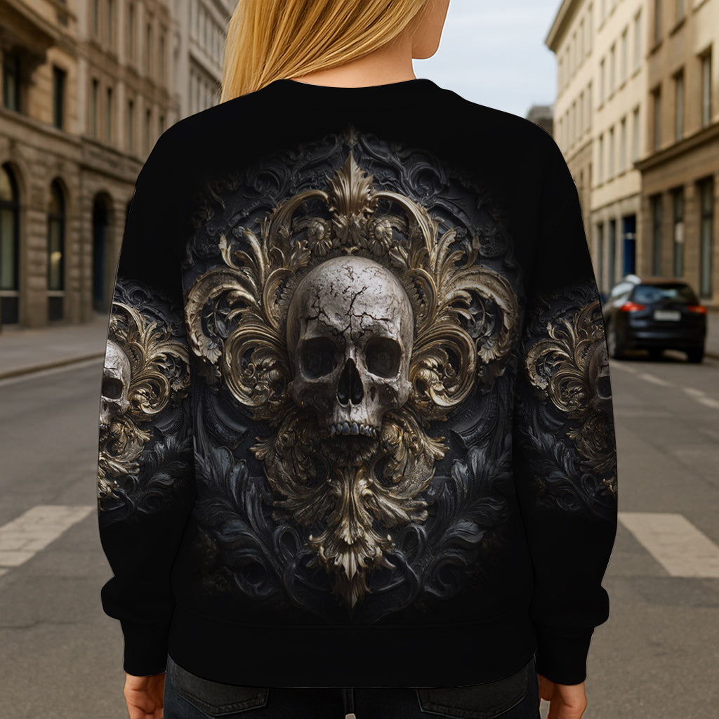 Metallischer Totenkopf – Personalisiertes Totenkopf-Shirt