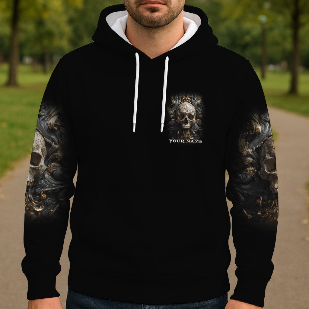 Metallischer Totenkopf – Personalisiertes Totenkopf-Shirt