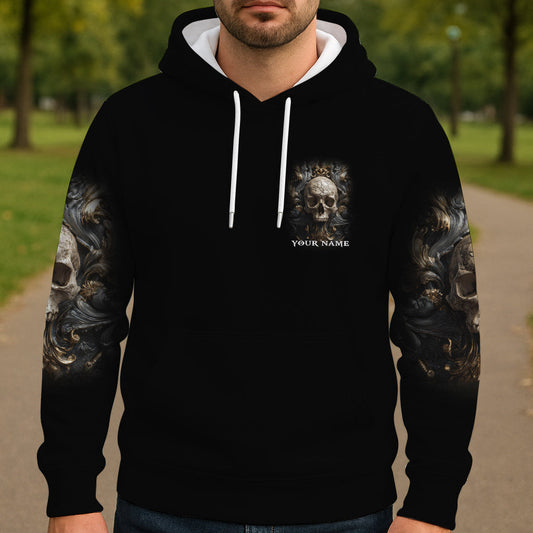 Metallischer Totenkopf – Personalisiertes Totenkopf-Shirt