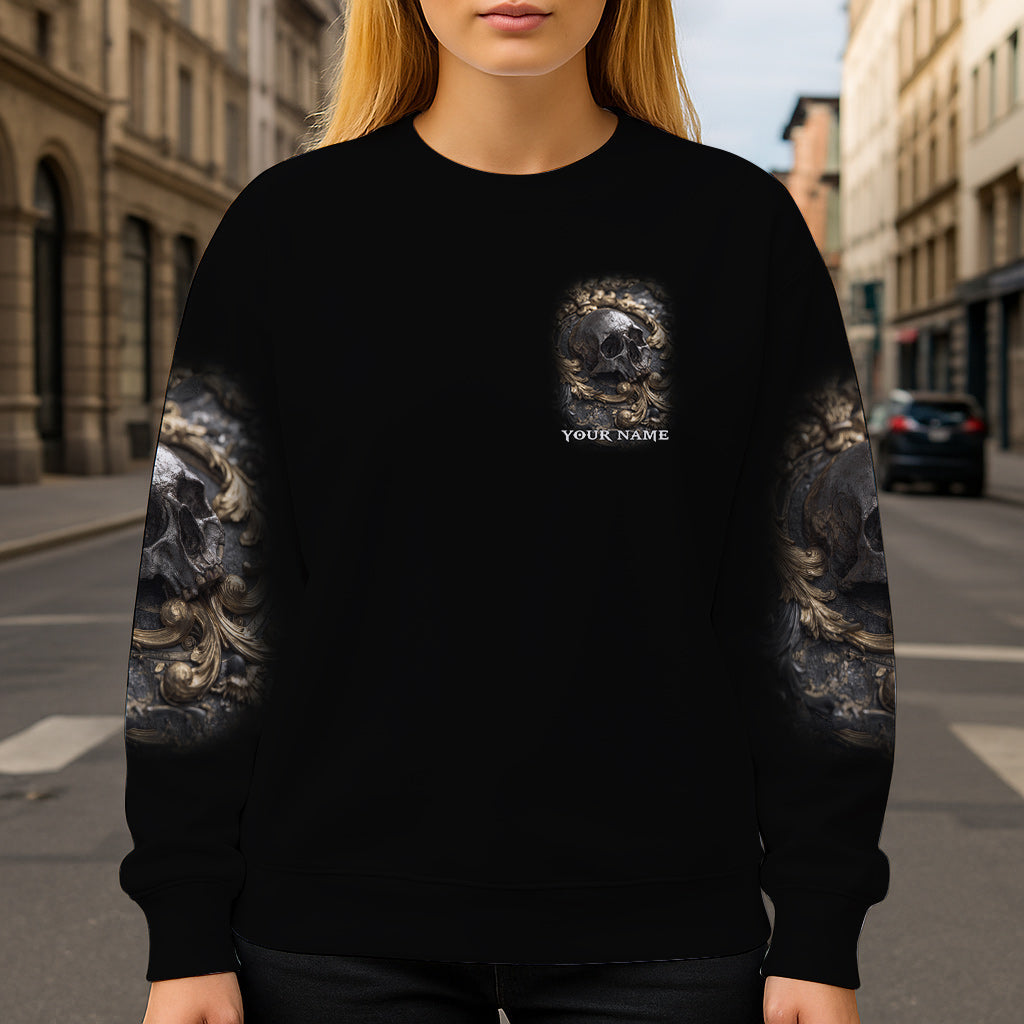 Metallischer Totenkopf – Personalisiertes Totenkopf-Shirt
