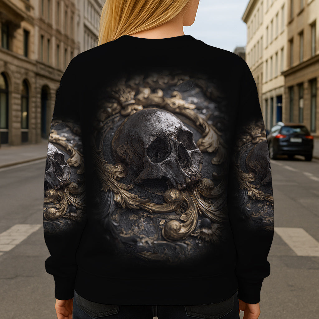 Metallischer Totenkopf – Personalisiertes Totenkopf-Shirt