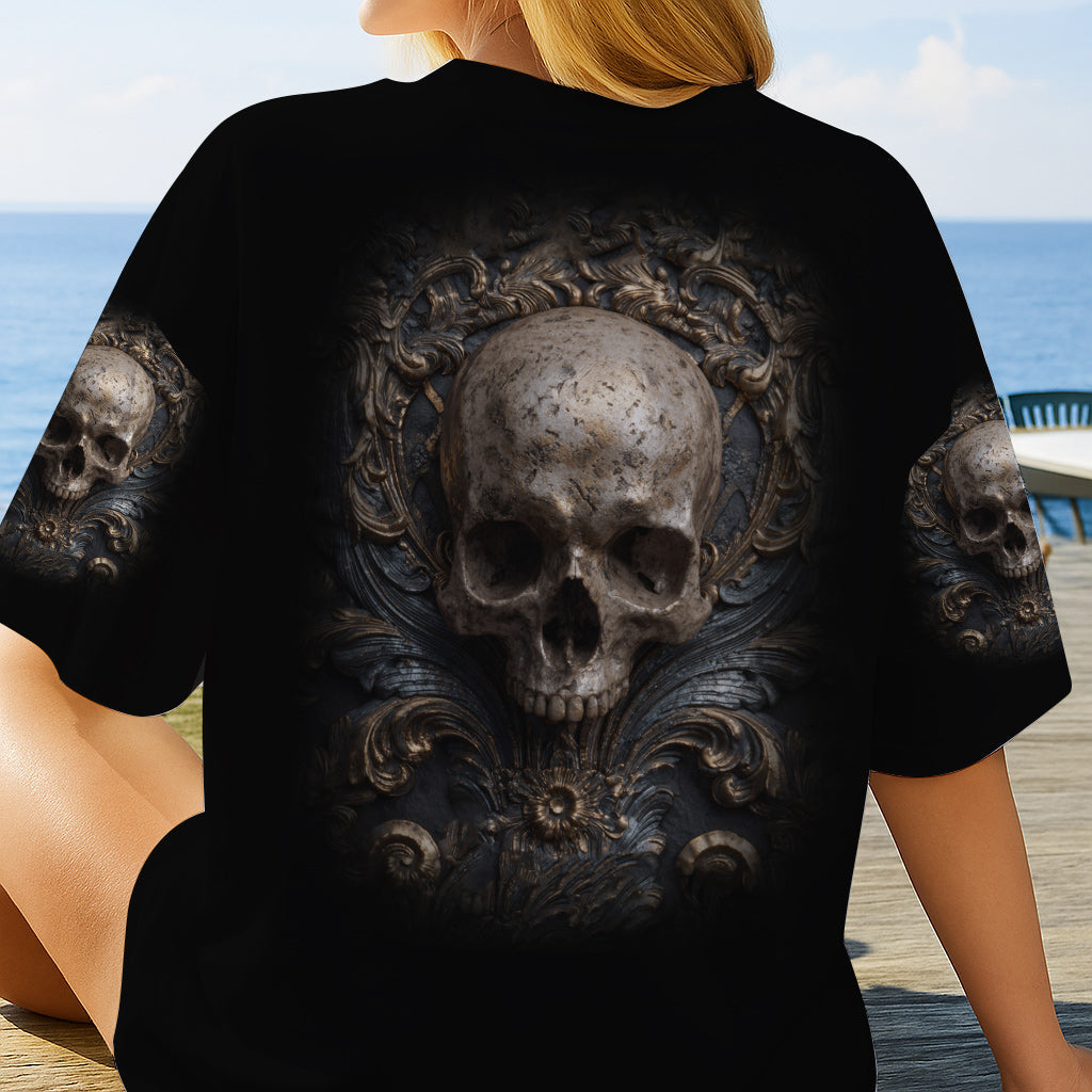 Metallischer Totenkopf – Personalisiertes Totenkopf-Shirt
