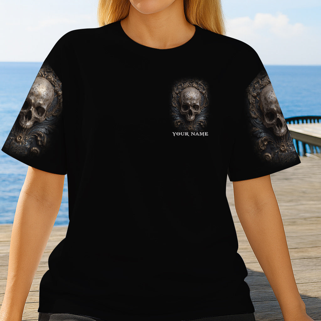 Metallischer Totenkopf – Personalisiertes Totenkopf-Shirt