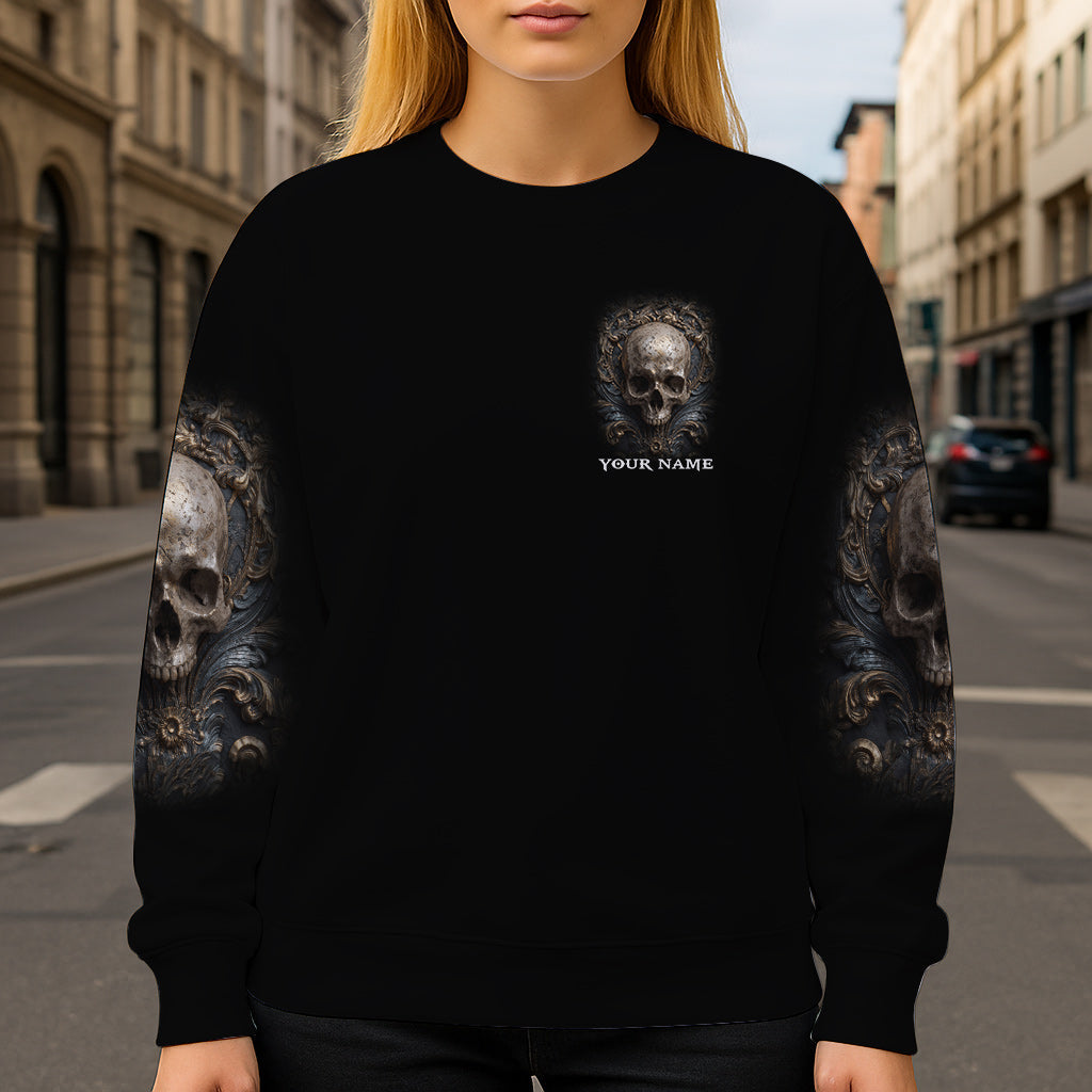 Metallischer Totenkopf – Personalisiertes Totenkopf-Shirt