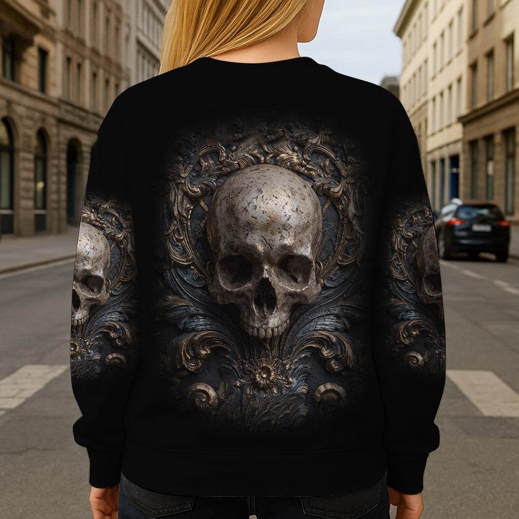 Metallischer Totenkopf – Personalisiertes Totenkopf-Shirt