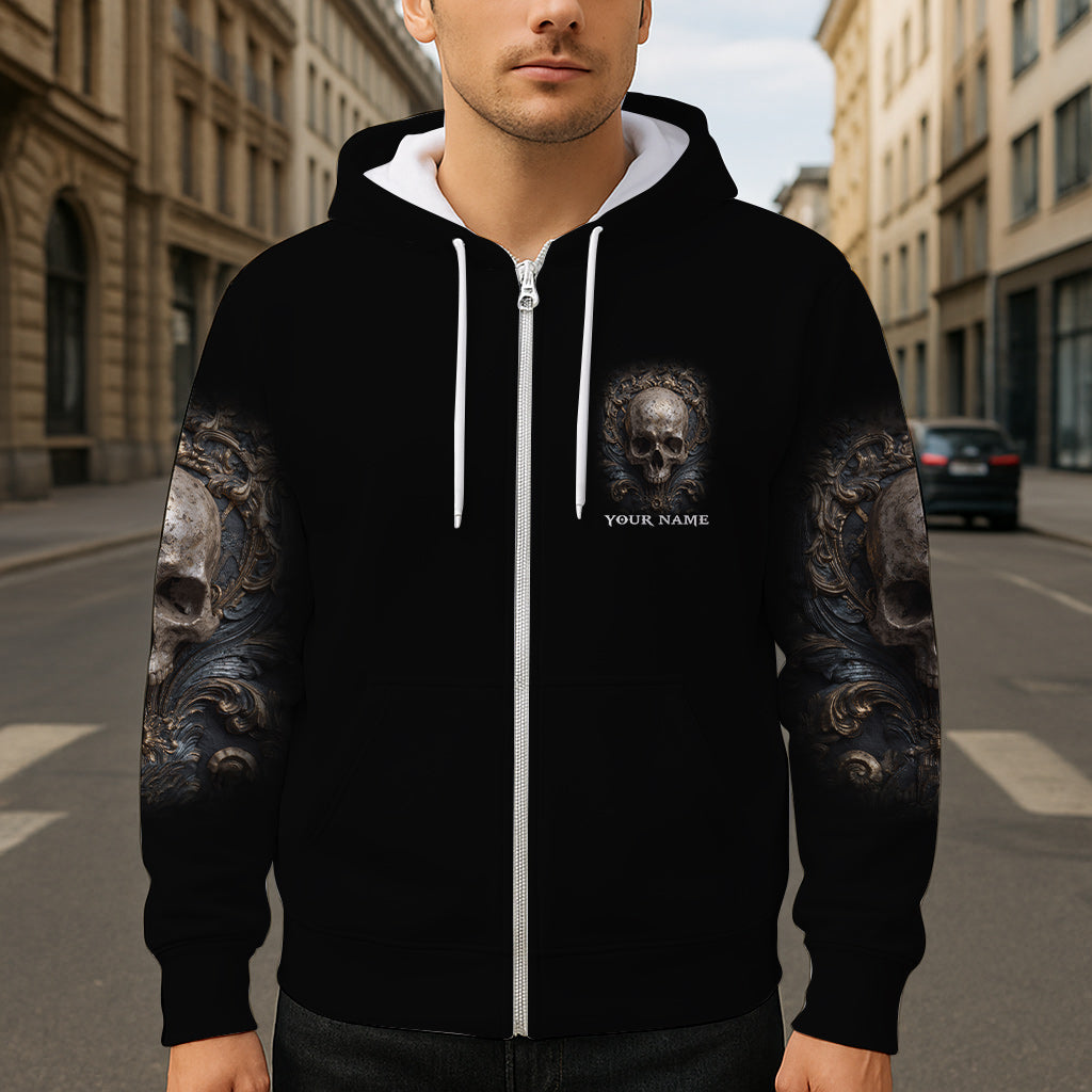 Metallischer Totenkopf – Personalisiertes Totenkopf-Shirt