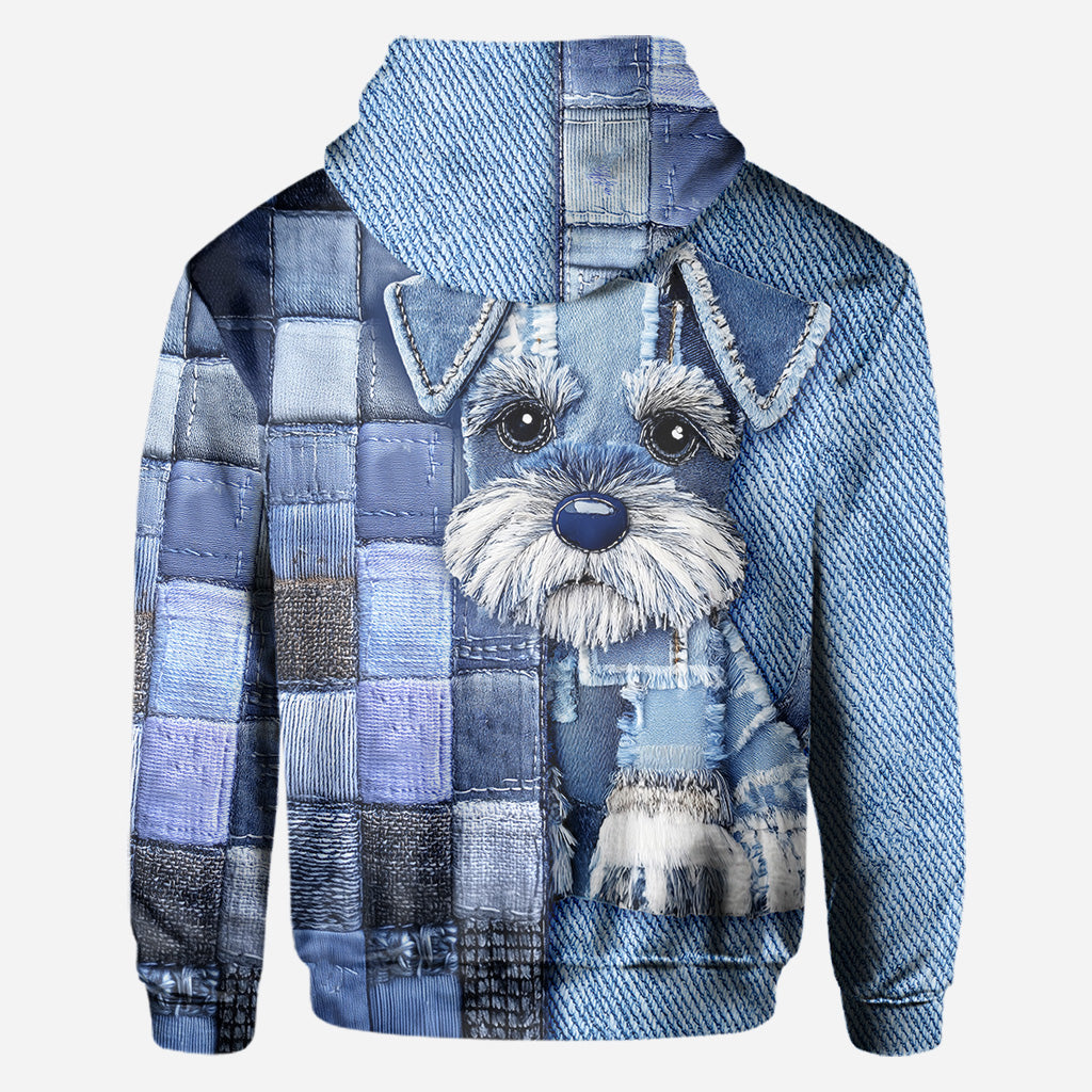 Love Miniature Schnauzer - Personalized Dog All Over Shirt