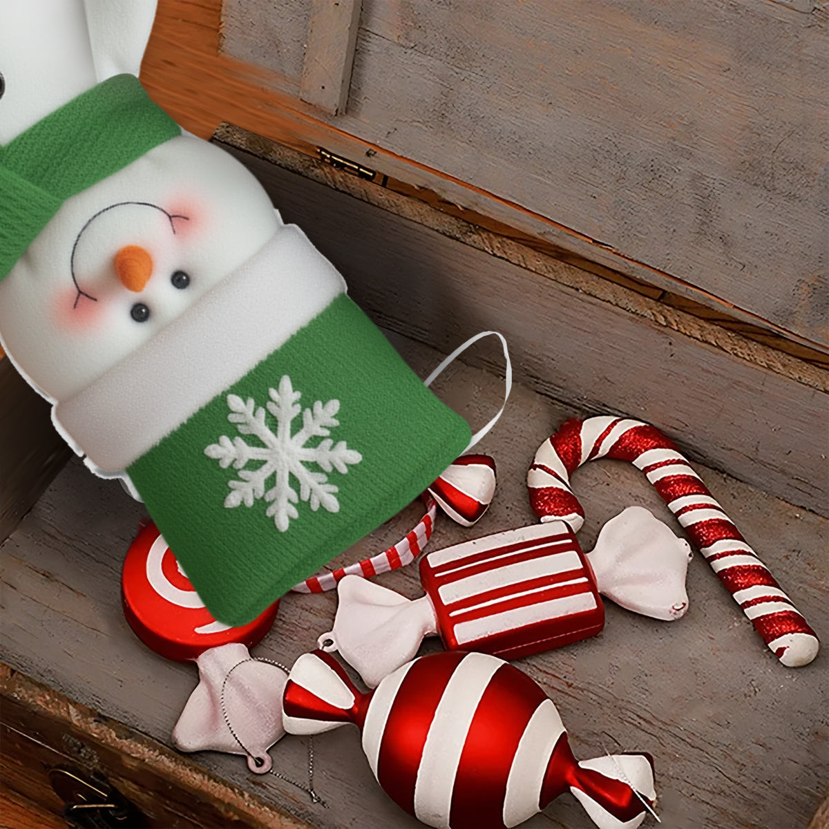 Frohe Weihnachten – Personalisierter Weihnachtsstrumpf in Familienform